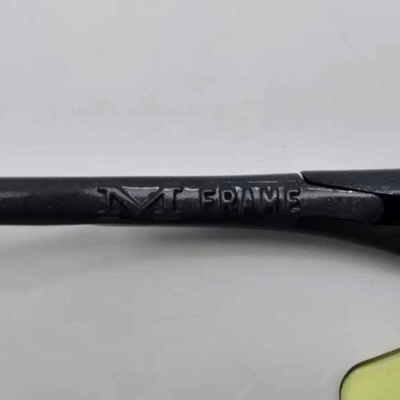 Oakley 09-611 New M Frame Smoke Frame H.I. Yellow Sweep Lens Sunglasses USA - Picture 8 of 15